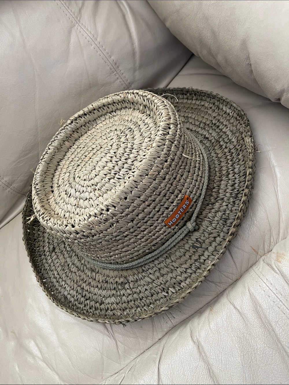 Hooters Olive Straw Hat